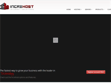 Tablet Screenshot of increhost.com